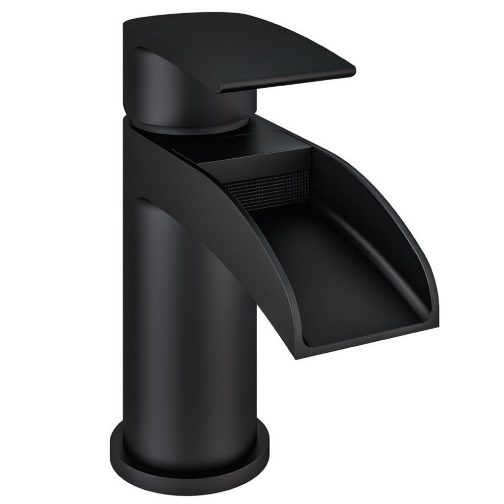 Eastbrook Aston Black Basin Mixer with Waste