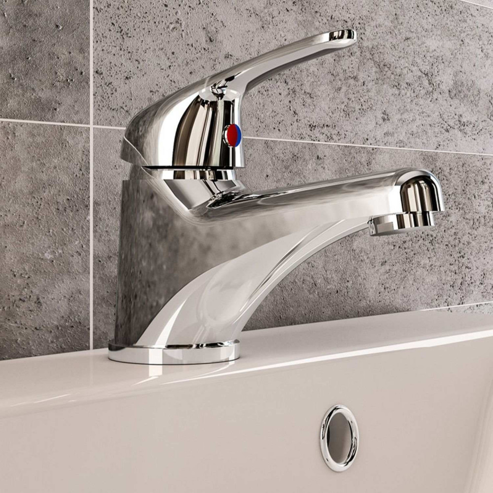 Eastbrook Biava Hi Flow Chrome Basin Mixer with Waste