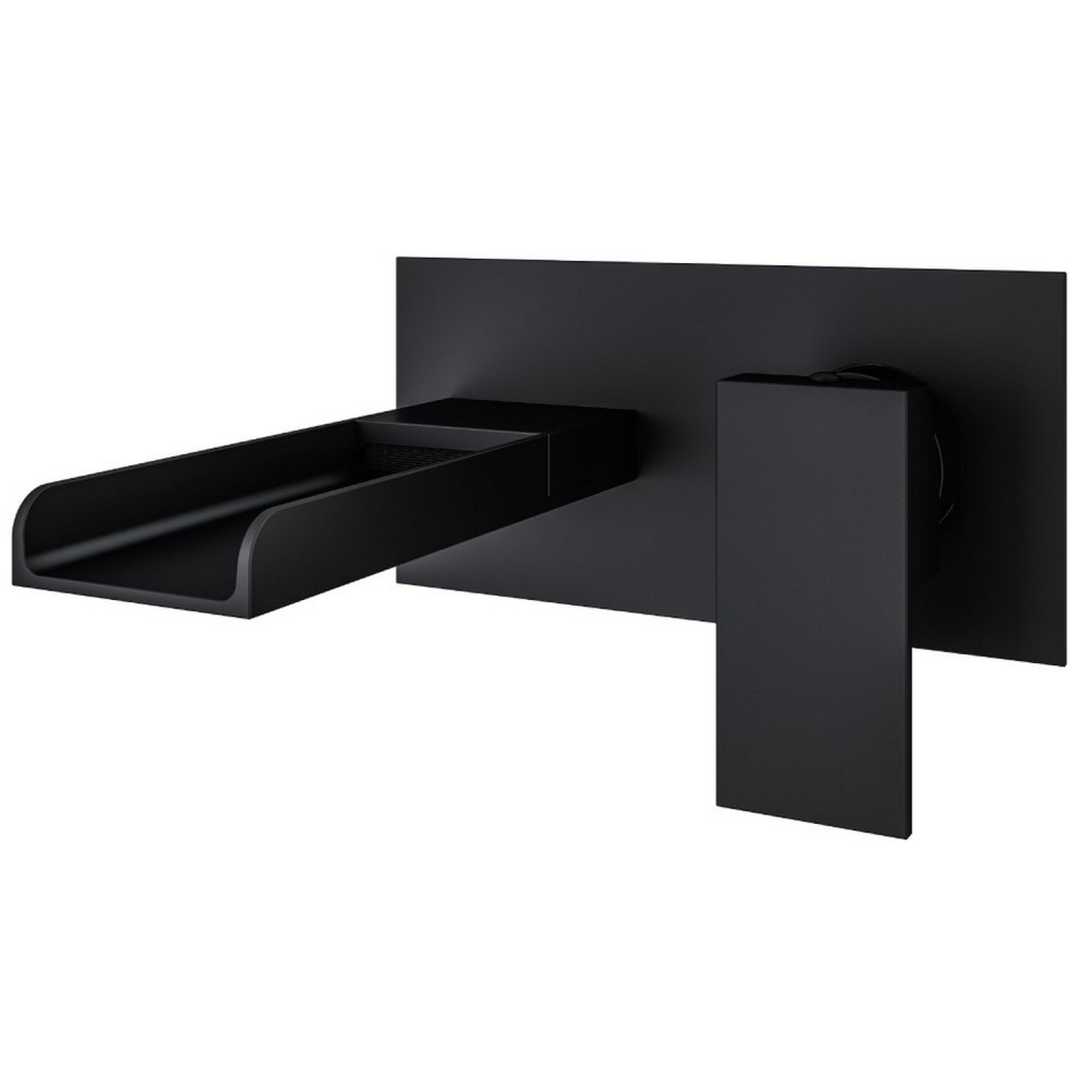 Eastbrook Chetwode Black Wall Mounted Bath Filler