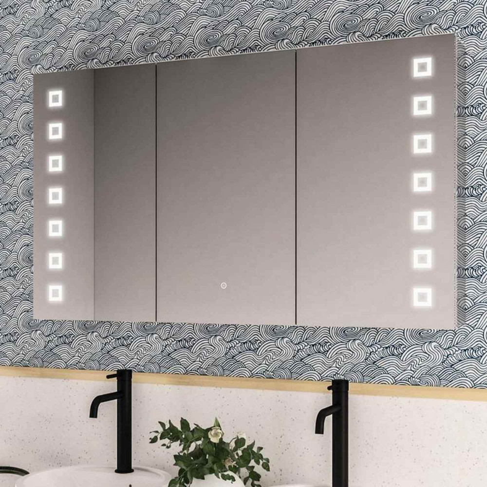 Eastbrook Chiana 1200 x 700mm Three Door LED Mirror Cabinet