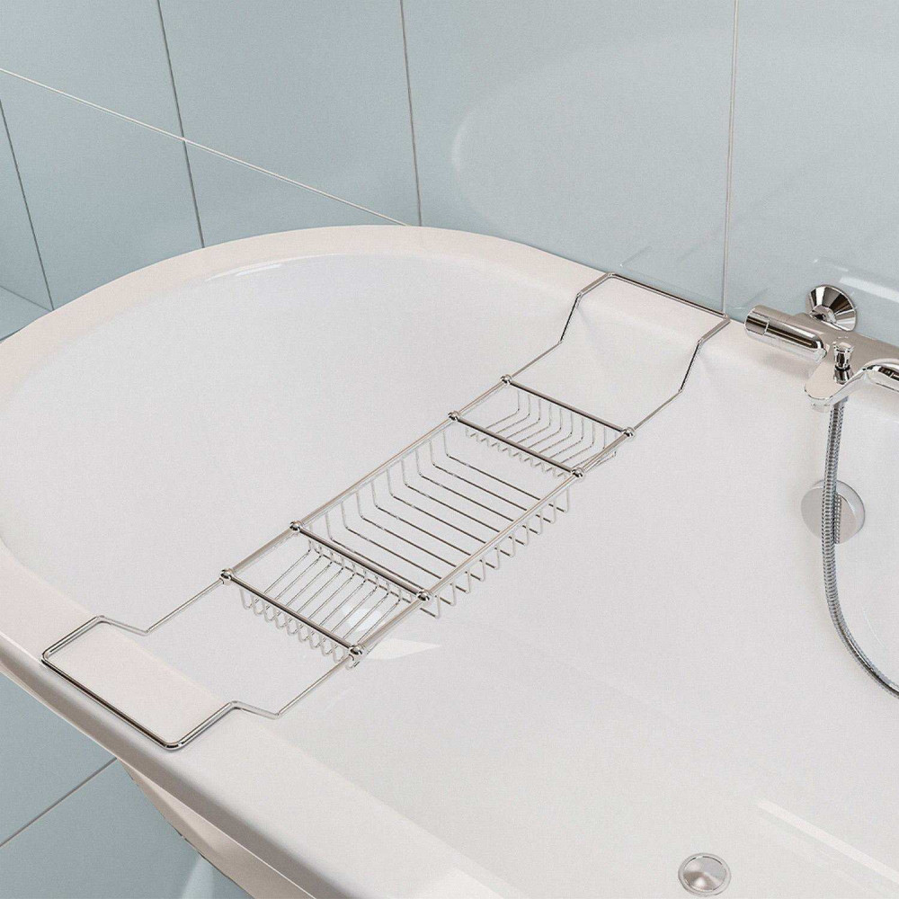 Eastbrook Chrome Extendable Bath Rack