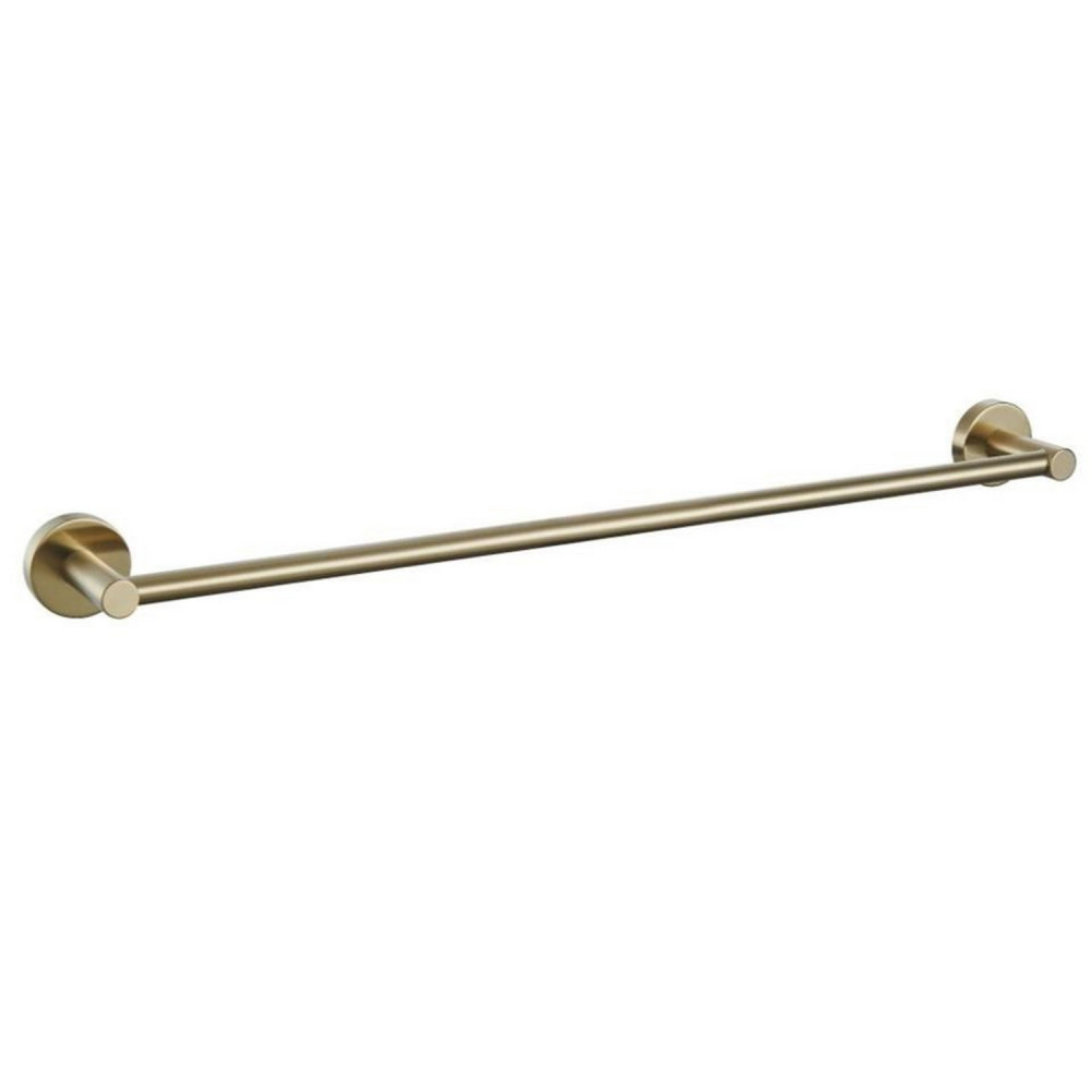 Eastbrook Genoa Brushed Brass Single Towel Rail