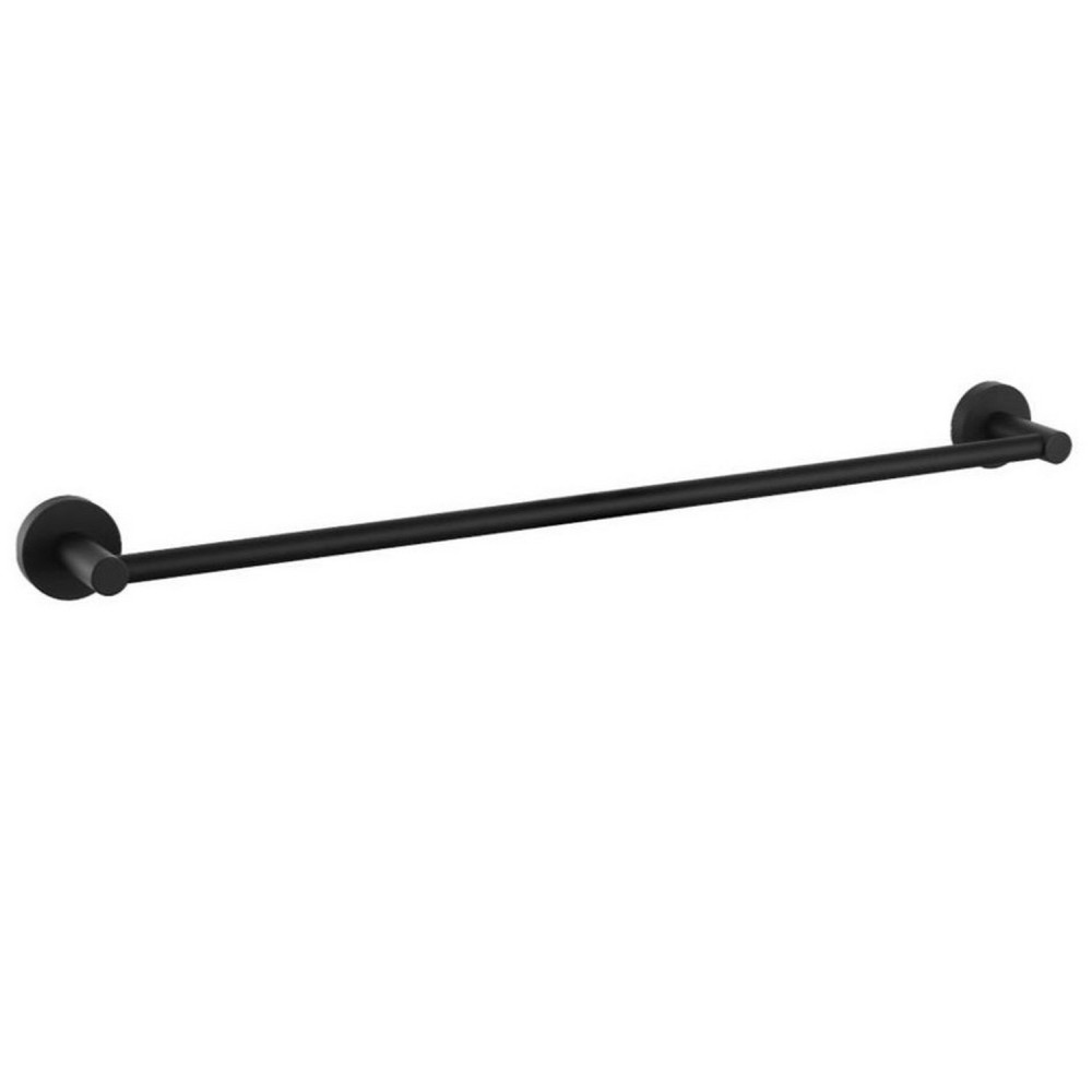 Eastbrook Genoa Matt Black Single Towel Rail