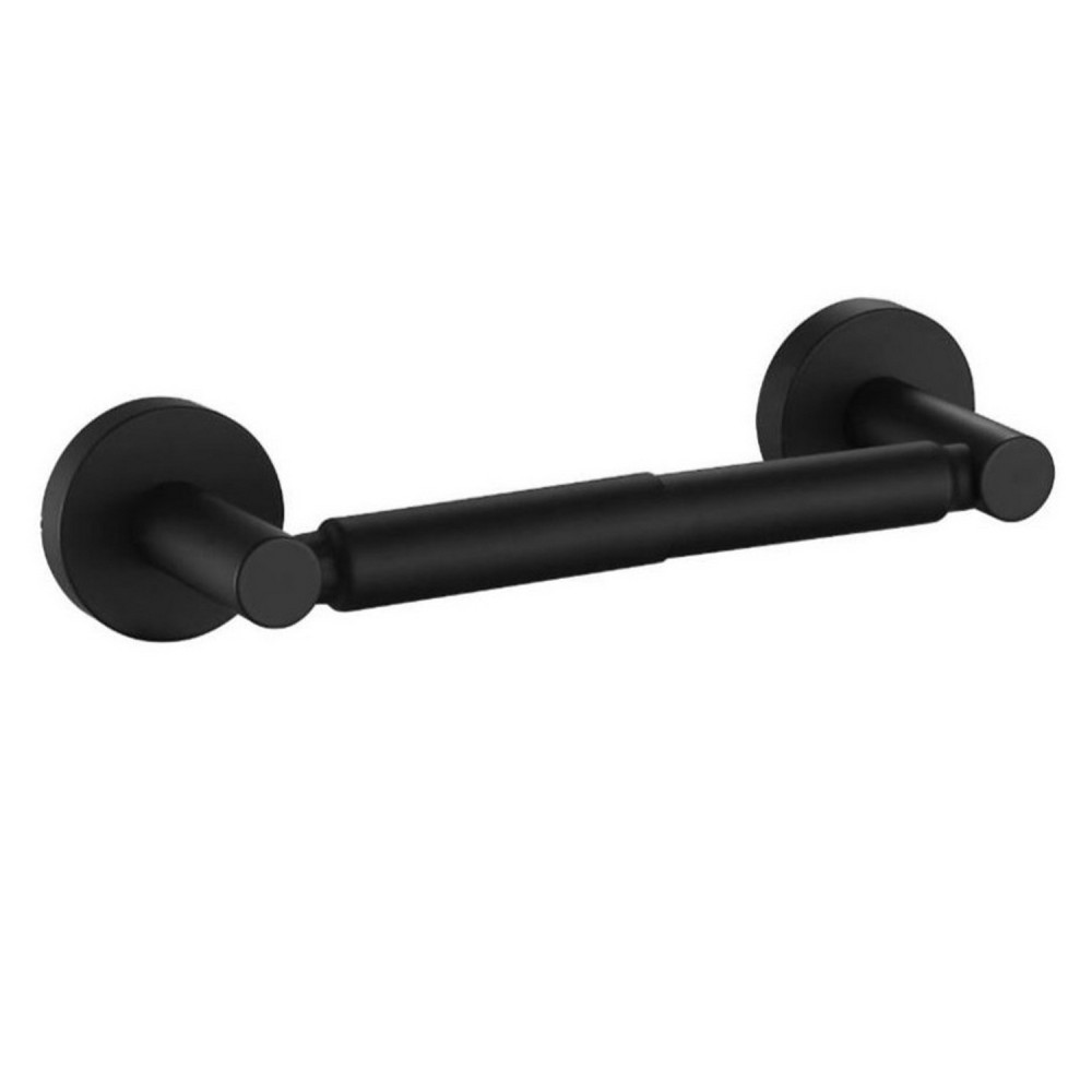 Eastbrook Genoa Matt Black Spindle Toilet Roll Holder