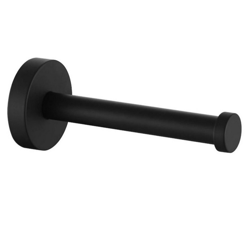 Eastbrook Genoa Matt Black Toilet Roll Holder