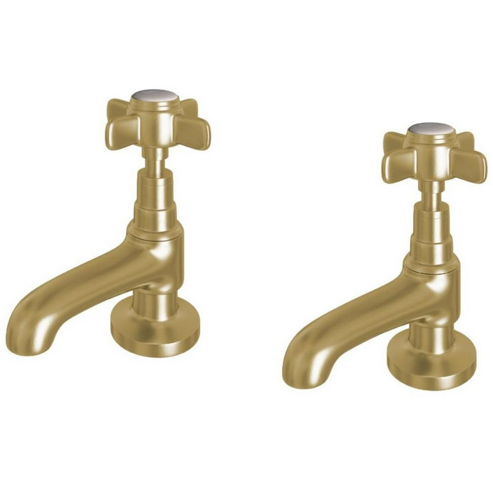 Eastbrook Haymarket Brushed Brass Bath Taps