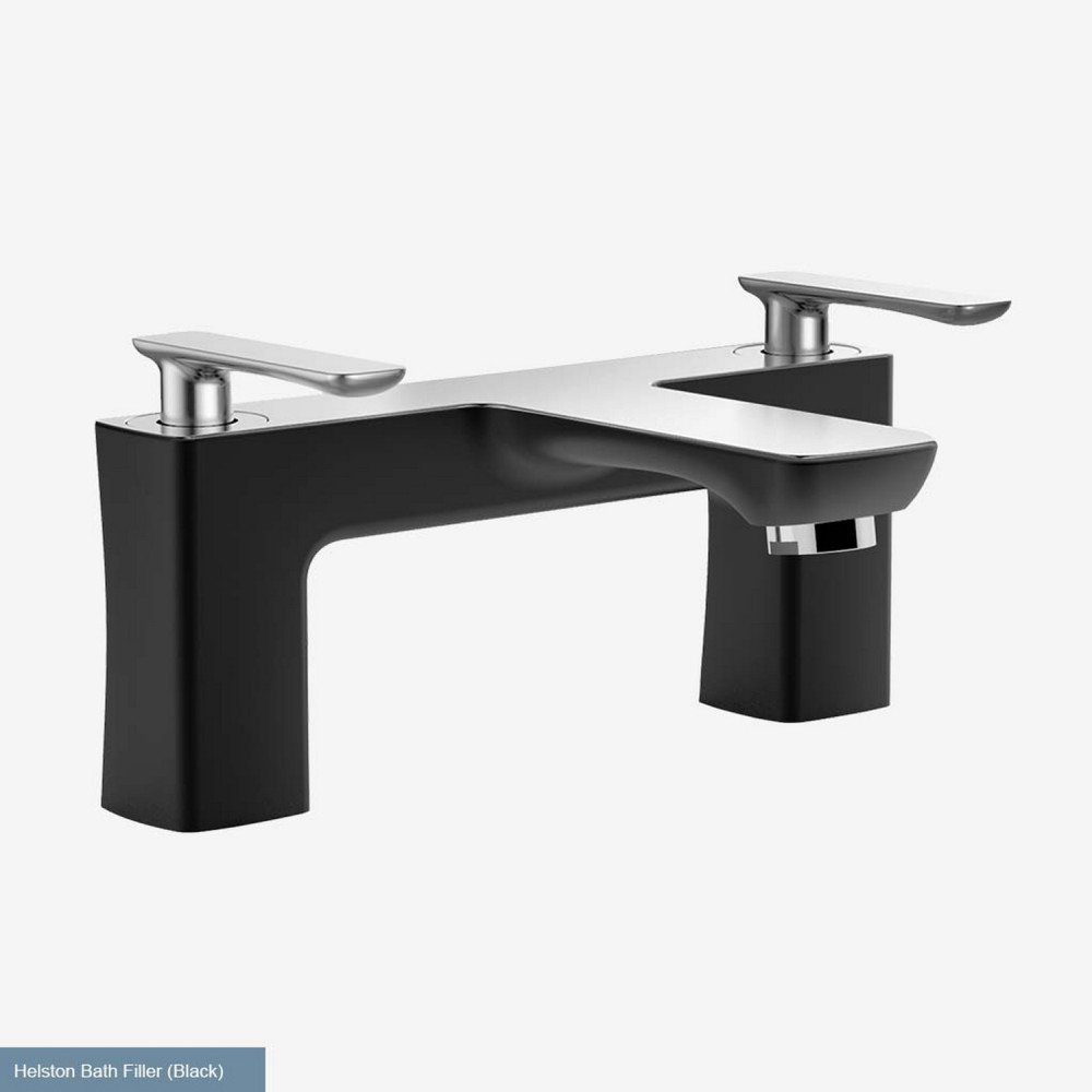 Eastbrook Helston Matt Textured Black Bath Filler
