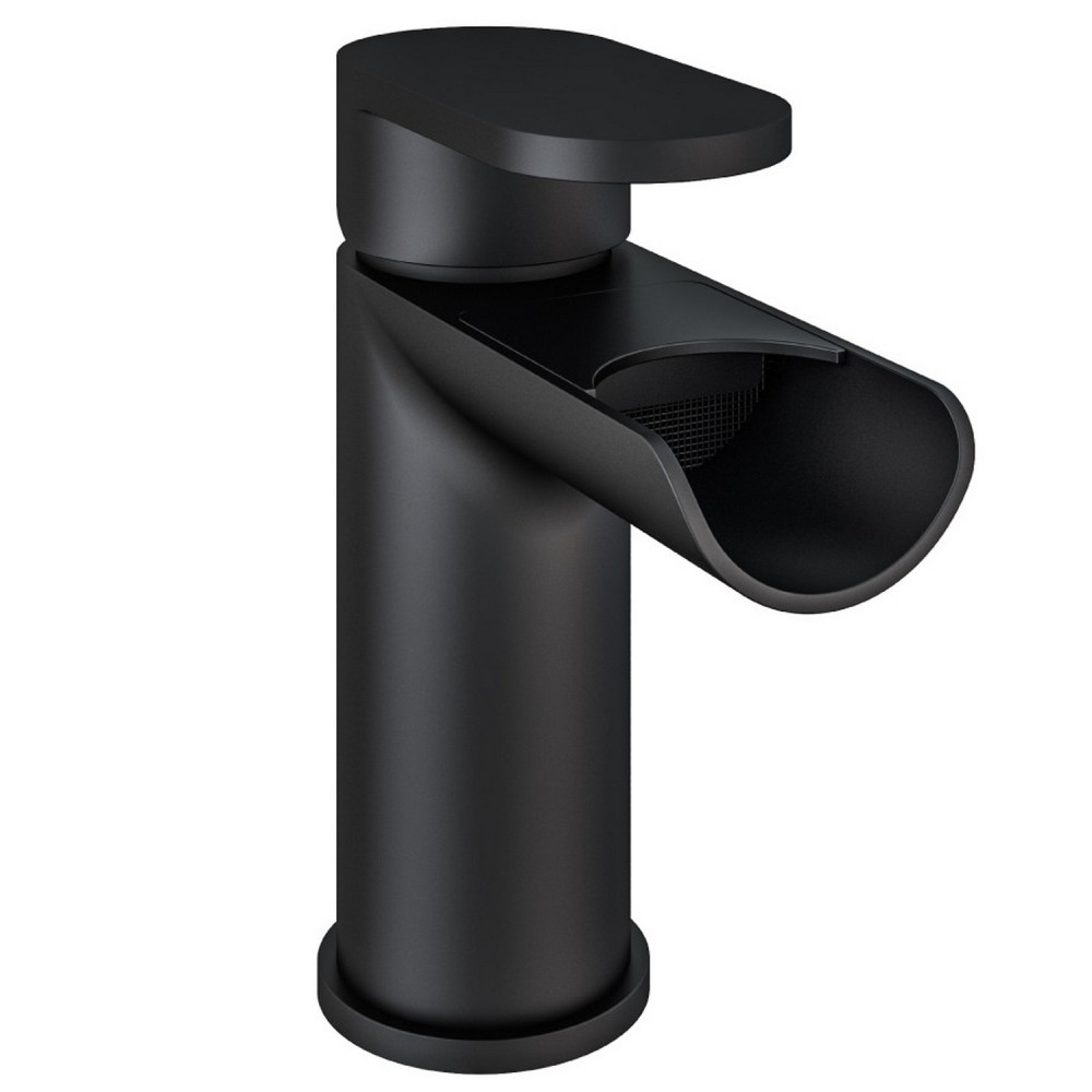Eastbrook Ledwell Black Basin Mixer with Waste