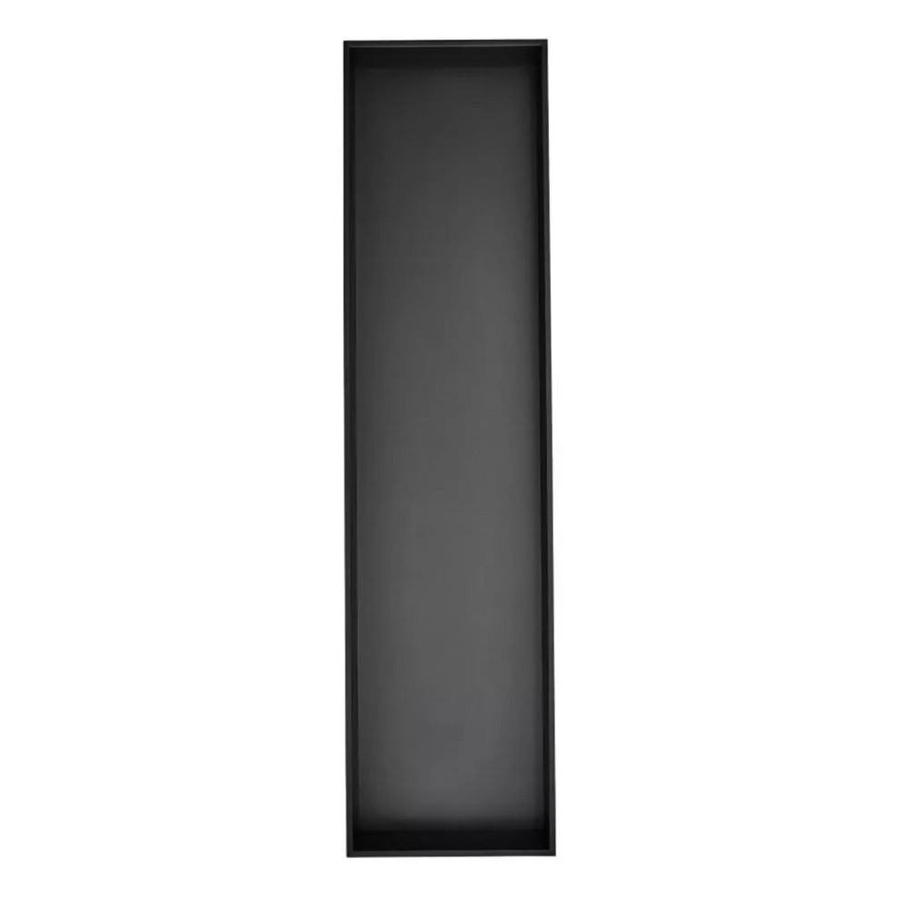 Eastbrook Matt Black 1200 x 300mm Shower Niche