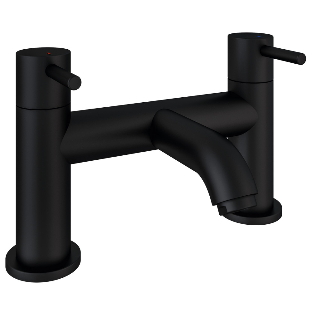 Eastbrook Meriden Matt Black Bath Filler