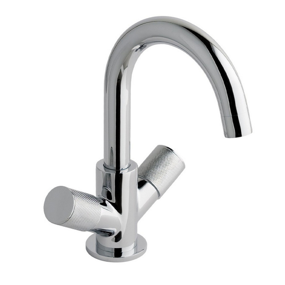 Eastbrook Prado Cylinder Chrome Basin Mixer with Waste