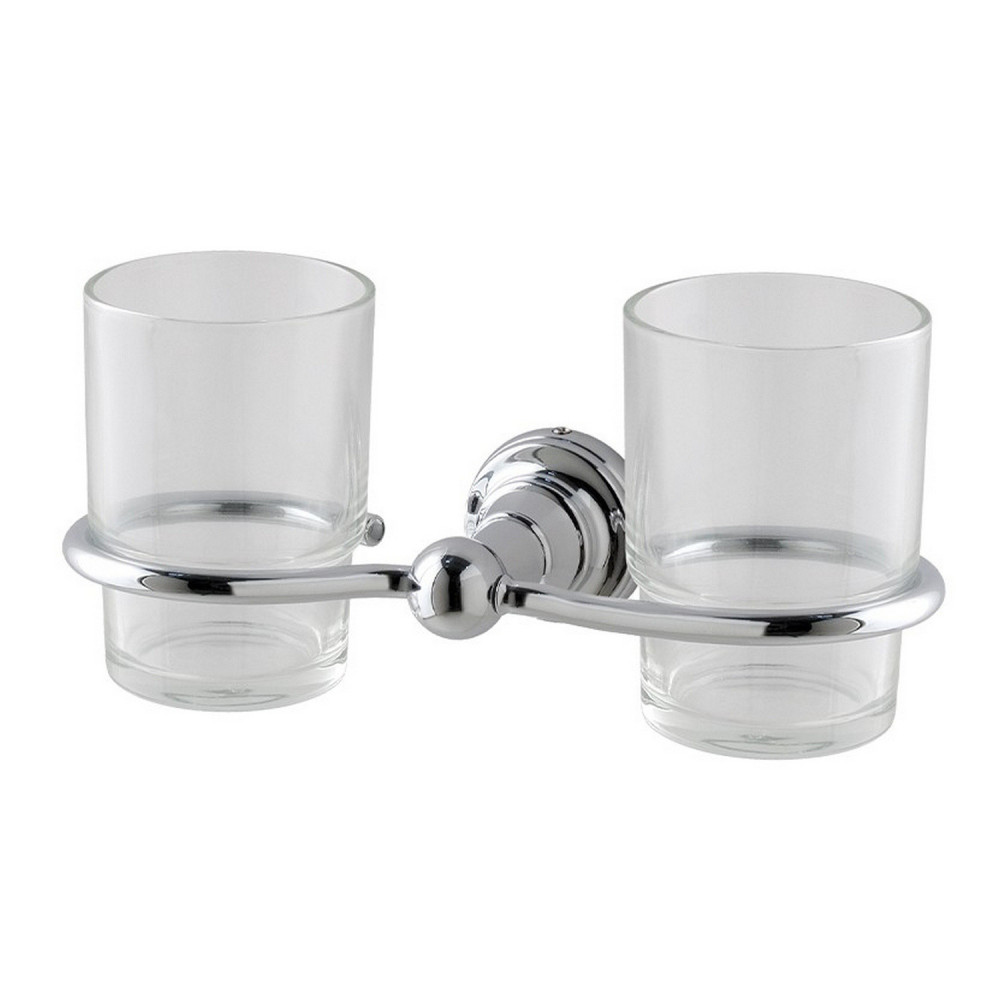 Eastbrook Rockingham Chrome Double Tumbler Holder