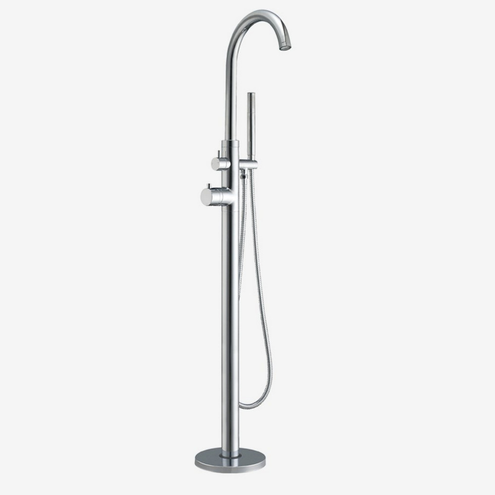 Eastbrook Tec Chrome Freestanding Thermostatic Bath Shower Mixer