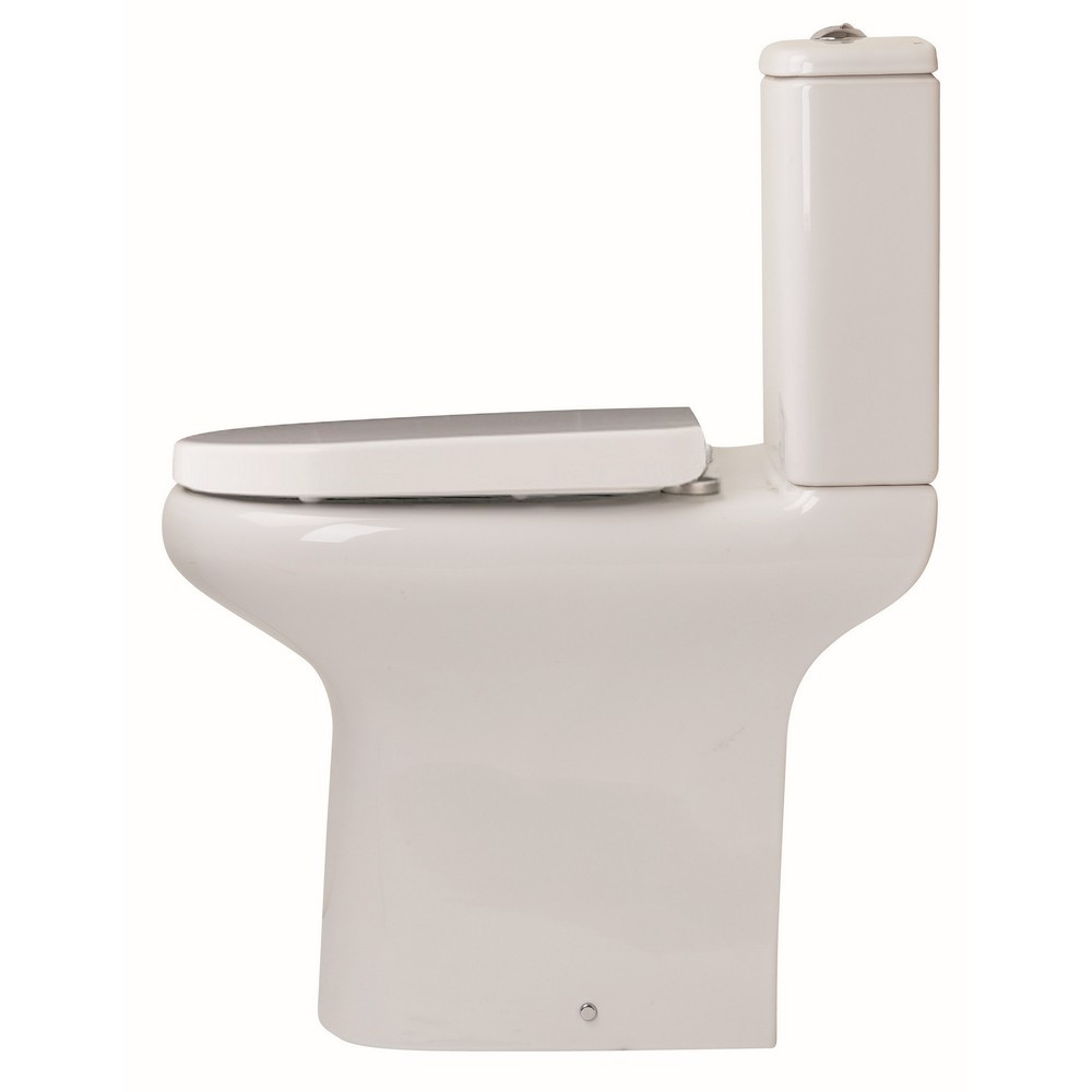 Essential Lily Rimless Comfort Height Open Back WC