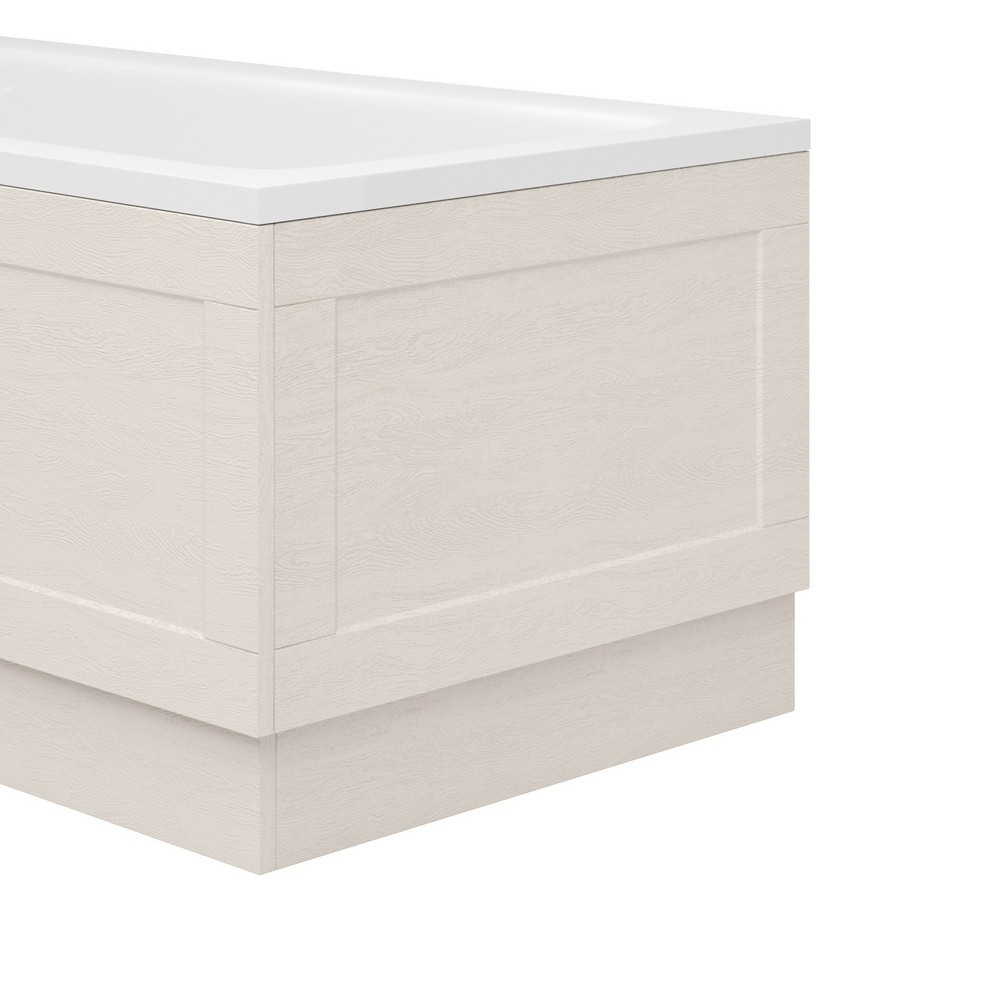 Essential Maine 1700mm Cashmere Ash L Shape Front Bath Panel