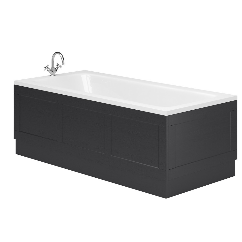 Essential Maine 1700mm Graphite Grey Front Bath Panel