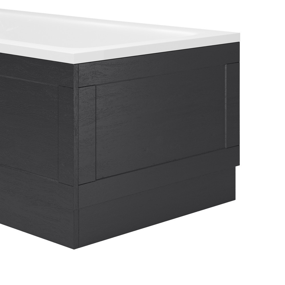 Essential Maine 800mm Graphite Grey End Bath Panel