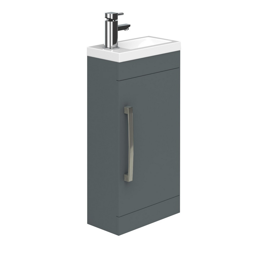 Essential Montana 400mm Forest Green Cloakroom Basin Unit