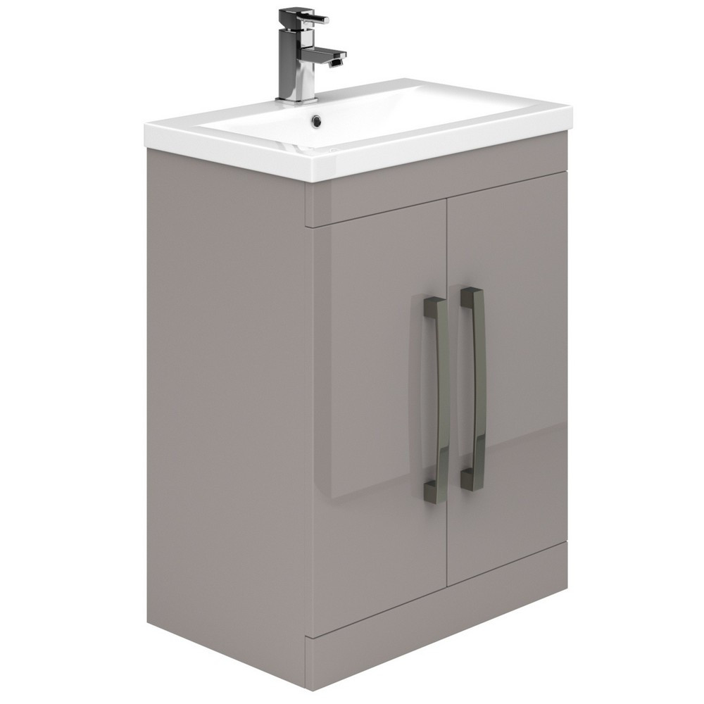 Essential Nevada 500mm Cashmere Basin Unit with 2 Doors (1)