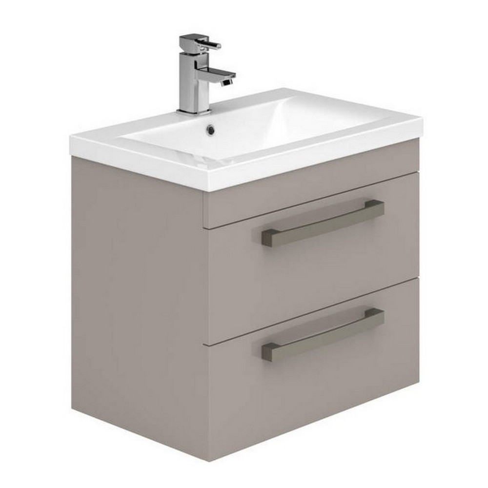 Essential Nevada 600mm Wall Hung Cashmere Vanity Unit with Basin (1)