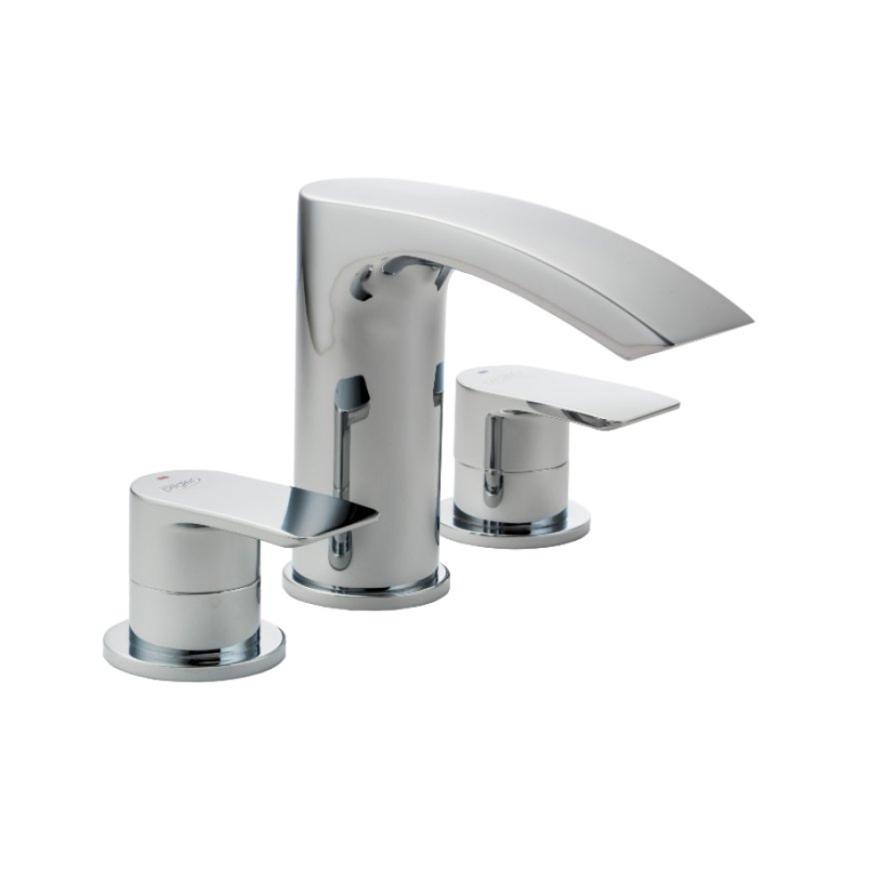 Francis Pegler Lamina Three Hole Bath Filler