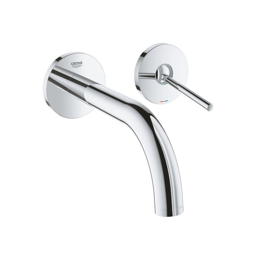 Grohe Atrio M-Size Chrome 2 Tap Hole Basin Mixer & Joystick-1