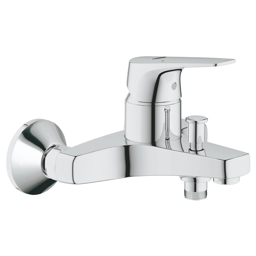 Grohe BauFlow Chrome Single Lever Bath Shower Mixer