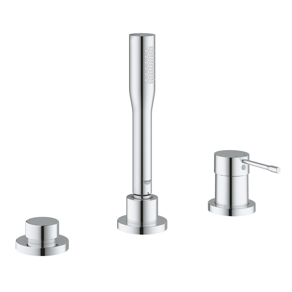 Grohe Essence 3 Tap Hole Bath Combination in Chrome