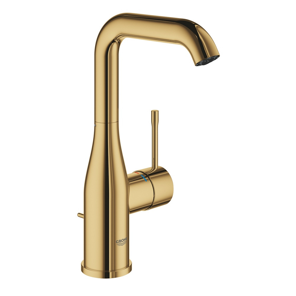 Grohe Essence Basin Mixer L Size Cool Sunrise Finish with Pop Up Waste