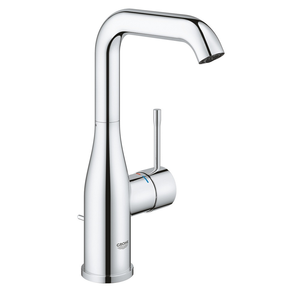 Grohe Essence Basin Mixer L Size in Chrome with Pop Up Waste