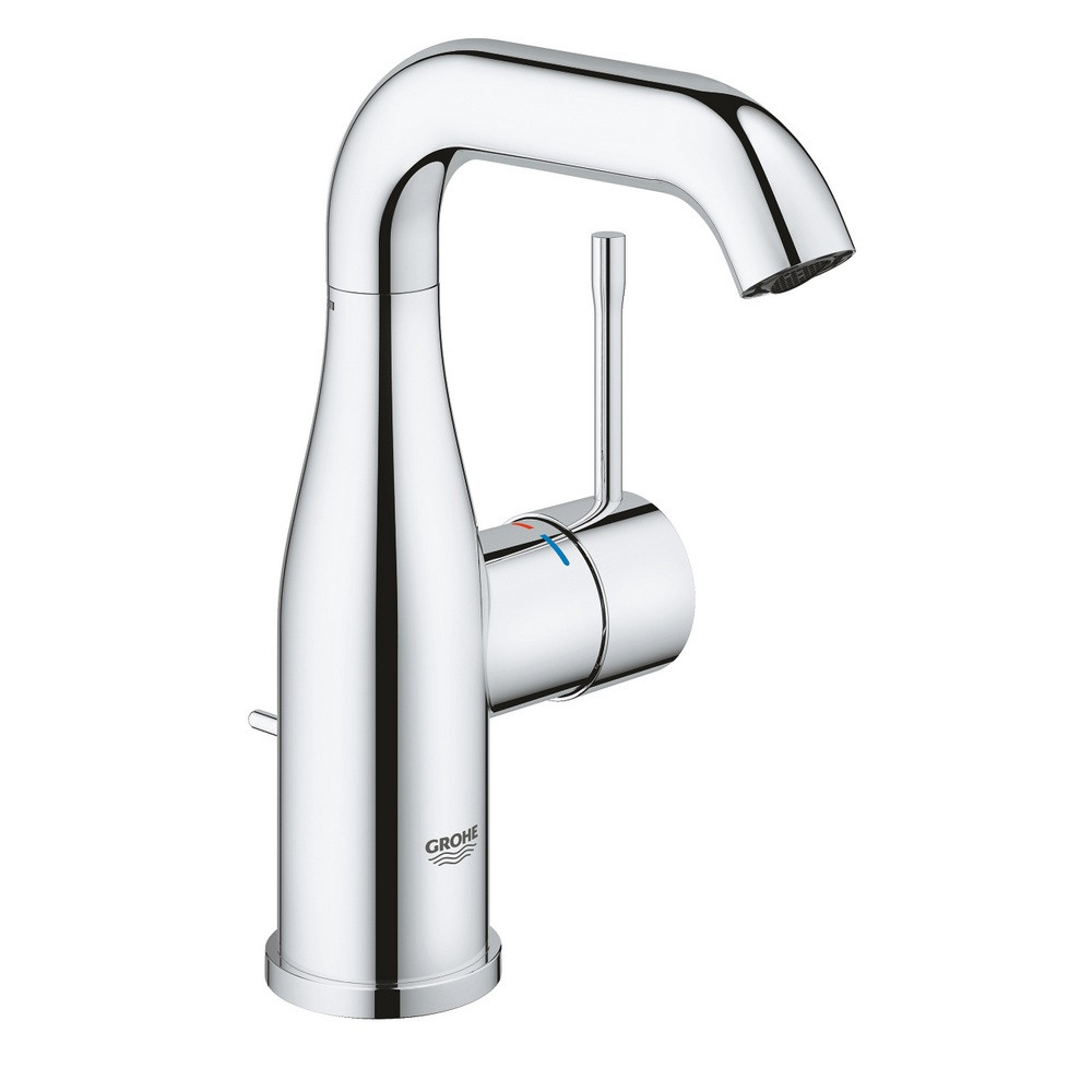 Grohe Essence Basin Mixer M Size in Chrome with Pop Up Waste