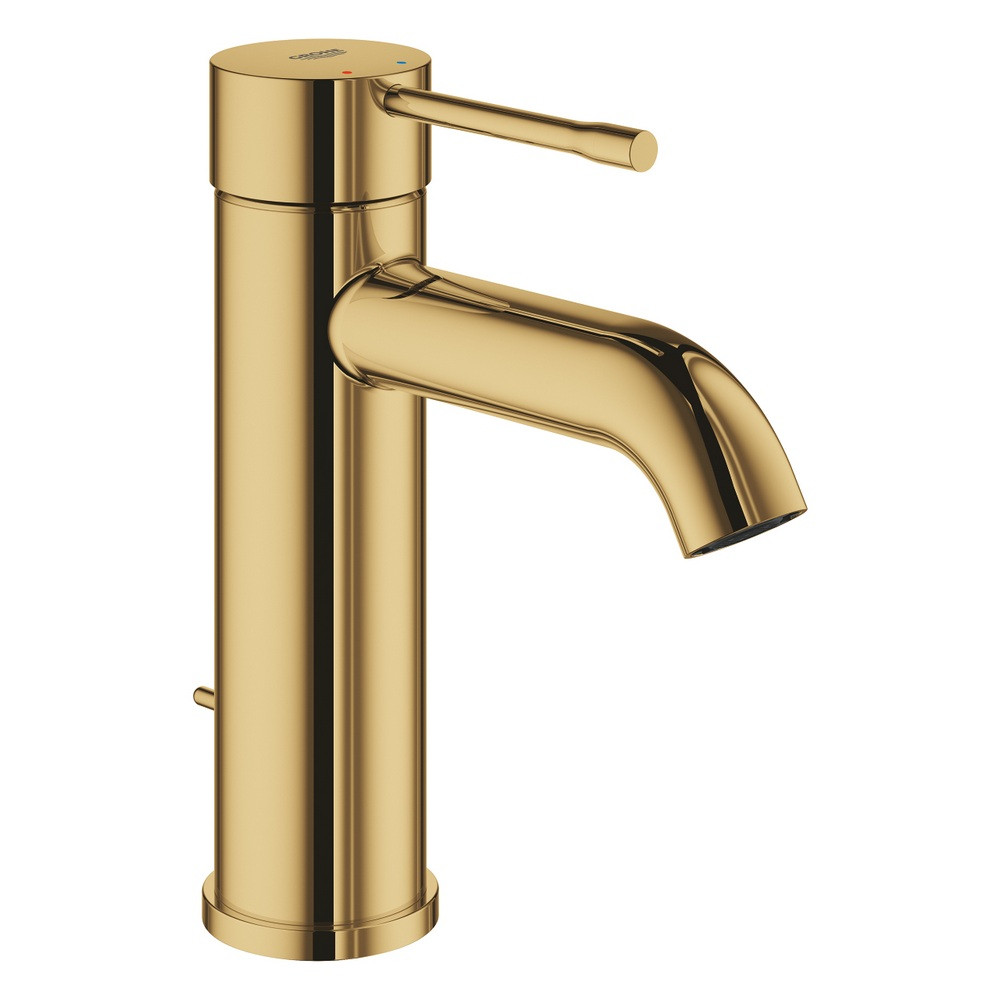 Grohe Essence Basin Mixer S Size Cool Sunrise Finish with Pop Up Waste