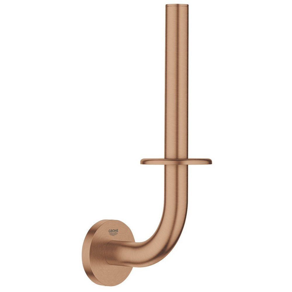 Grohe Essentials Brushed Warm Sunset Spare Toilet Roll Holder (1)