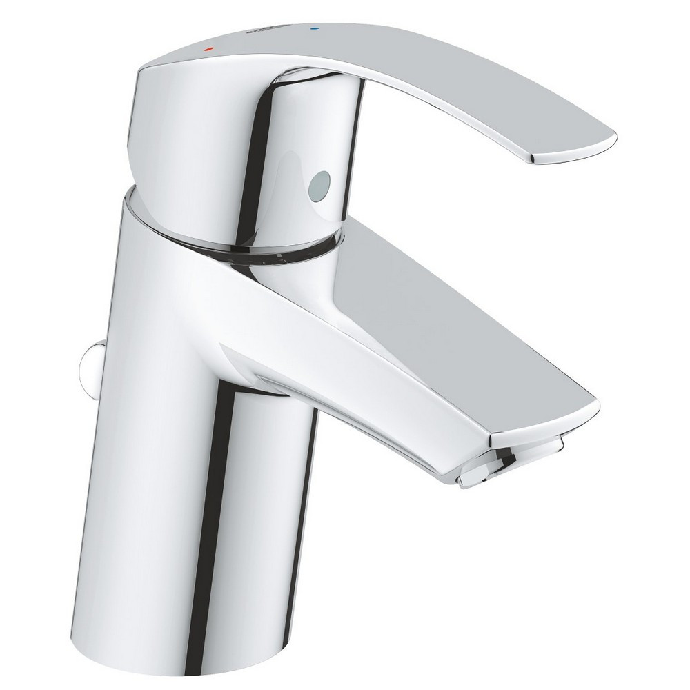 Grohe Eurosmart S Size Chrome Basin Mixer with Waste (1)