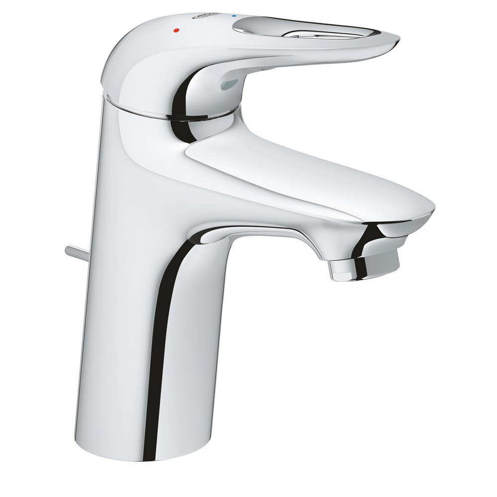 Grohe Eurostyle 2015 S-Size Chrome Basin Mixer With Pop-Up Waste (1)