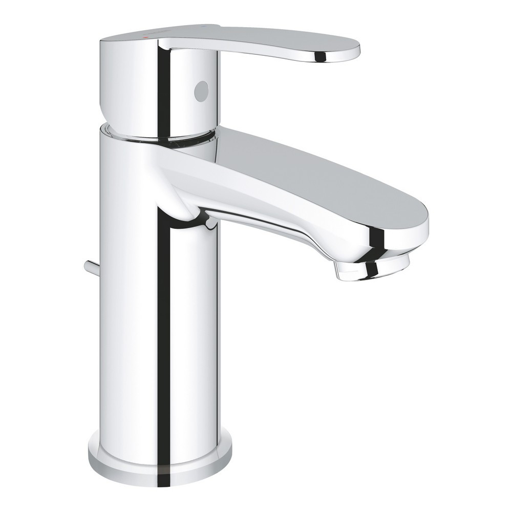 Grohe Eurostyle Cosmopolitan S Sized Chrome Basin Mixer & Waste (1)