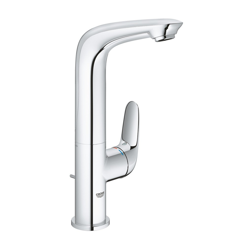 Grohe Eurostyle L-Size Single Lever Chrome Basin Mixer With Pop-Up Waste Set 1 1/4 (1)