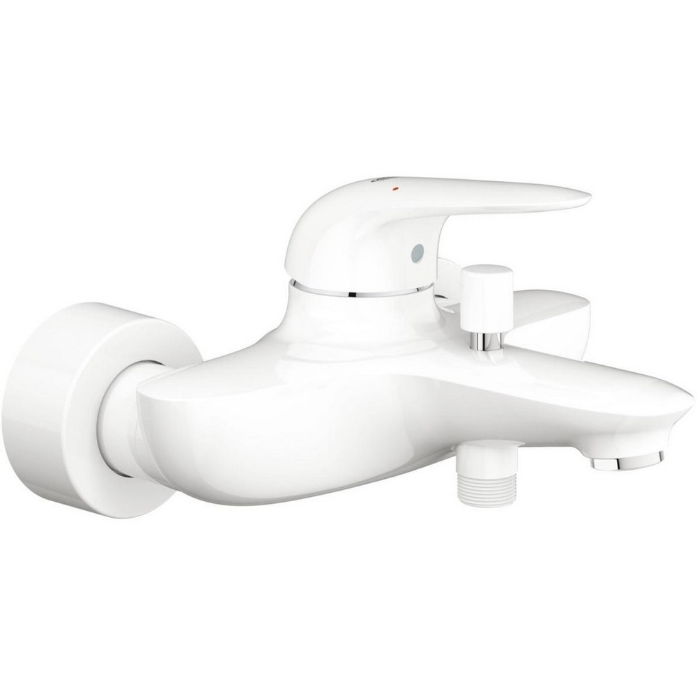 Grohe Eurostyle Moon White Wall Mounted Bath Shower Mixer (1)