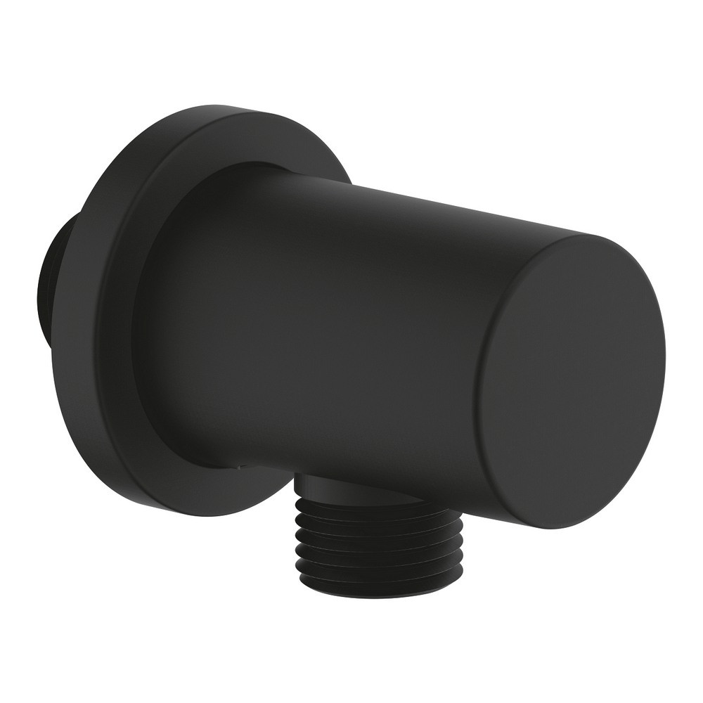 Grohe Rainshower Black Shower Outlet Elbow (1)