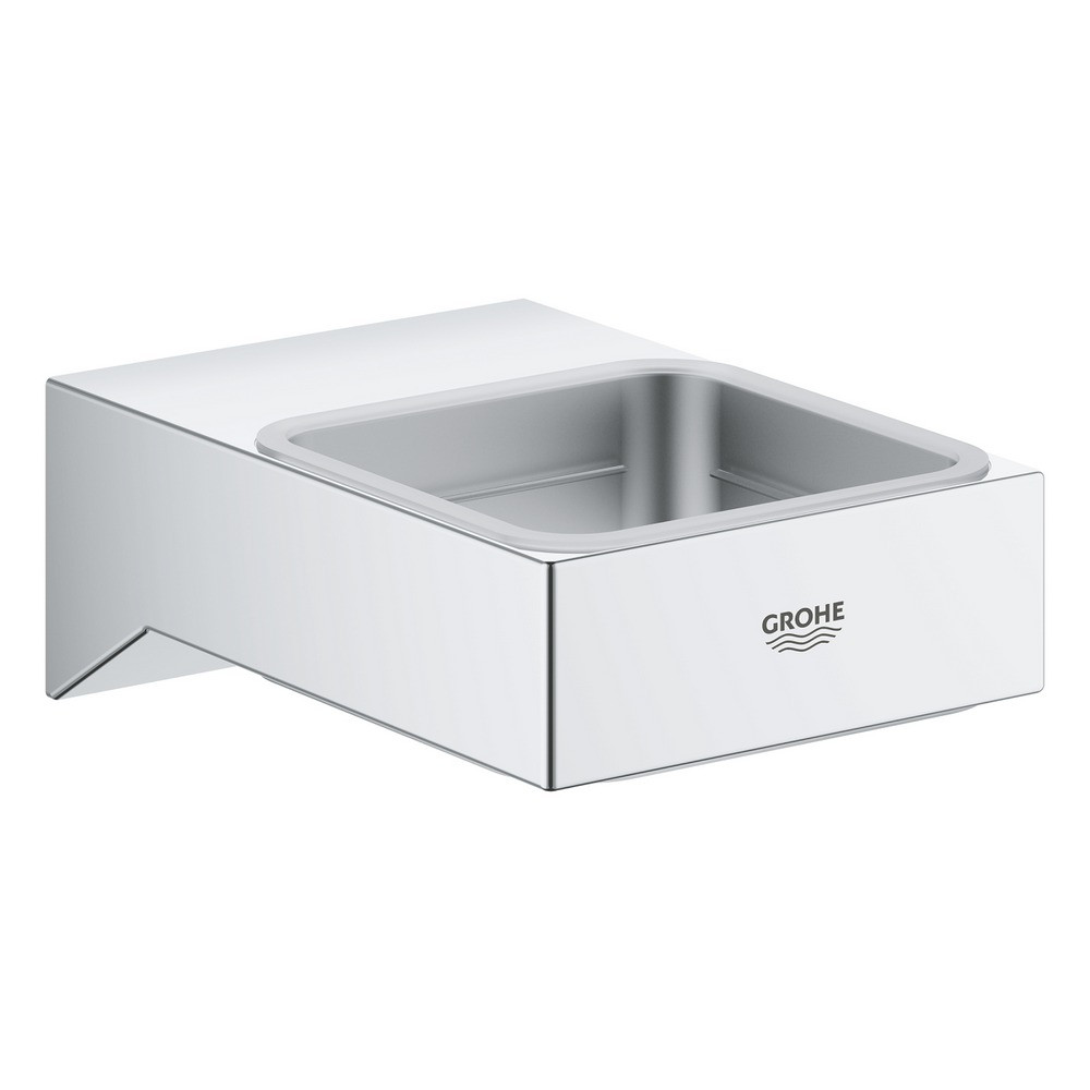 Grohe Selection Cube Glass Dish Holder (1)