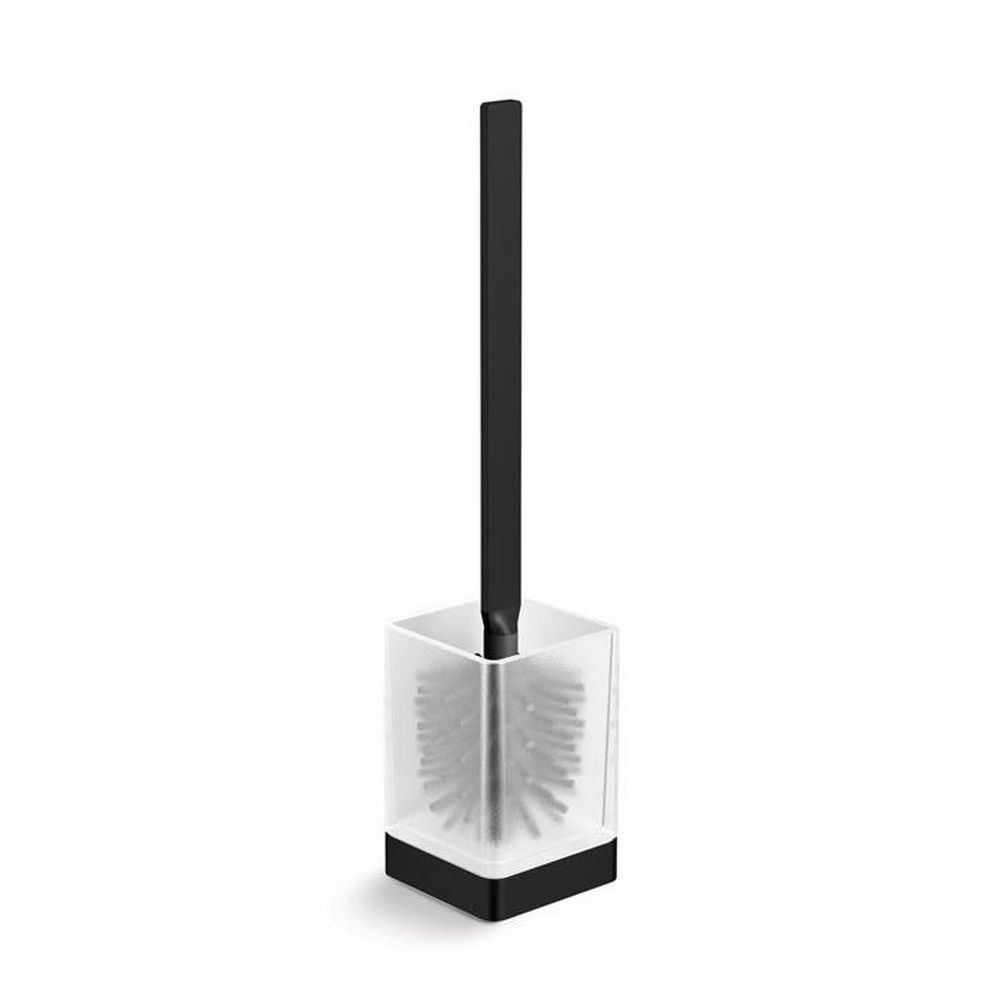 HIB Atto Black Free Standing Toilet Brush Holder