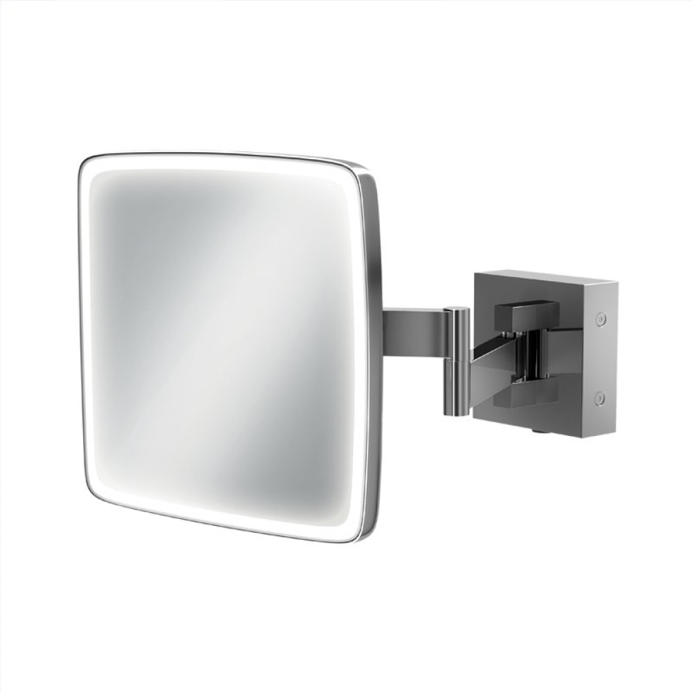 HIB Eclipse Square LED Magnifying Mirror