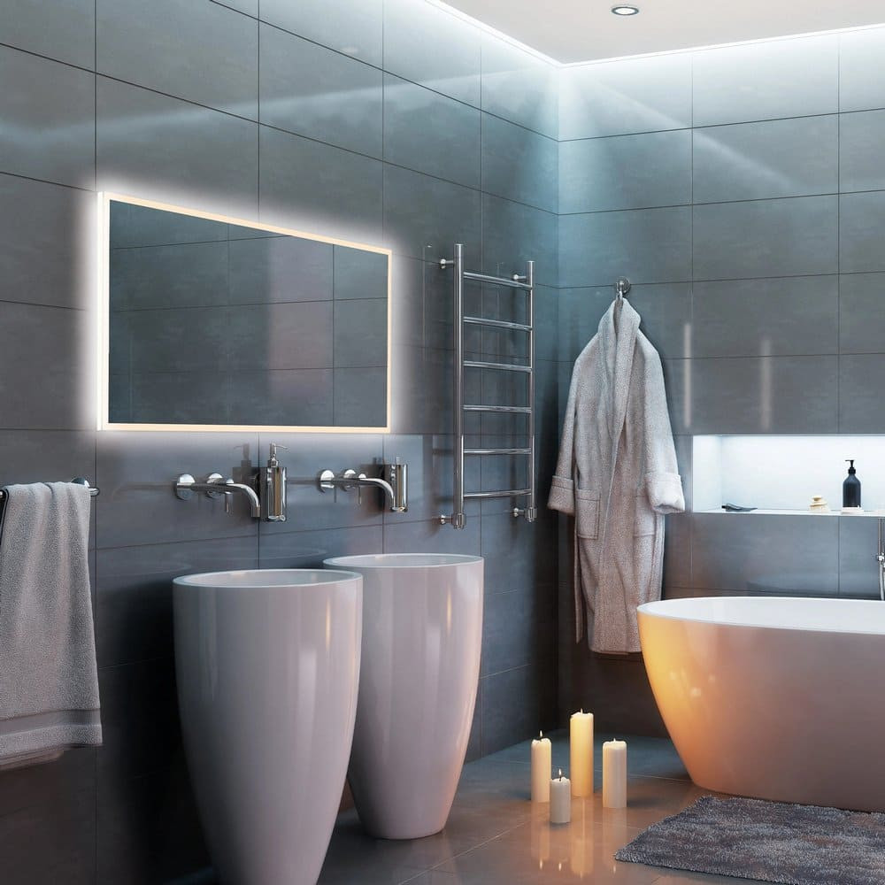 HIB Globe 120 LED Steam Free Illuminated Mirror