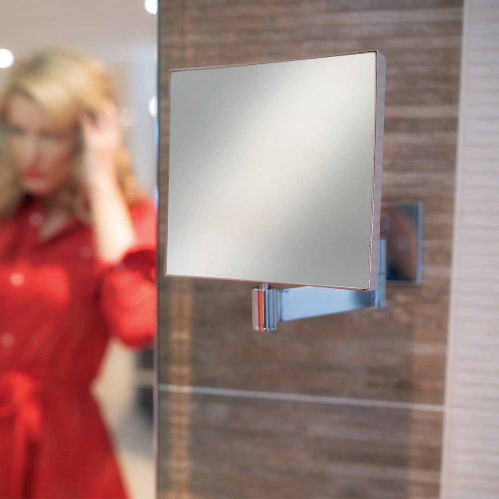 HIB Helix Square Magnifying Mirror