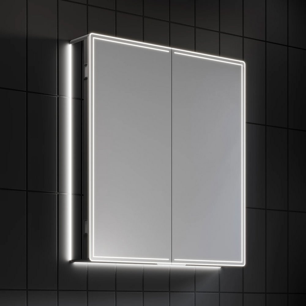 HIB Isoe 80 LED Illuminated Bathroom Cabinet