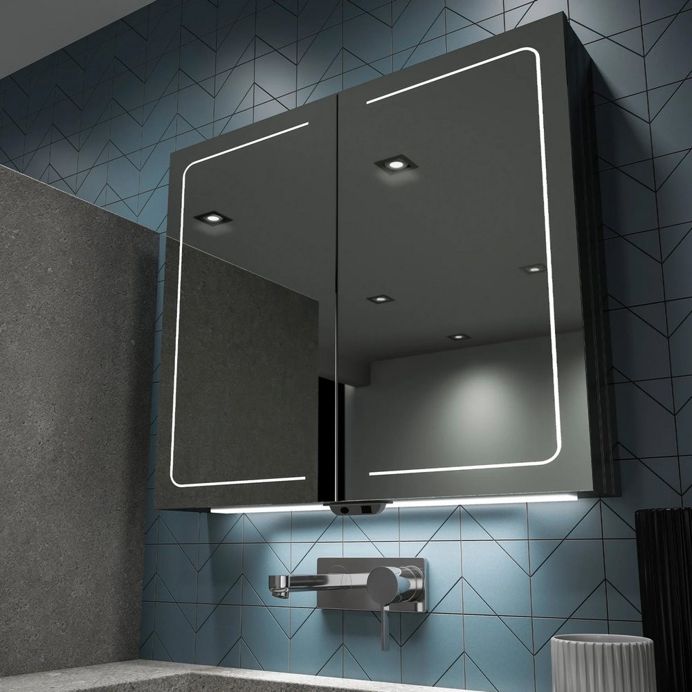 HIB Vapor 80 Proximity Sensor LED Bathroom Cabinet