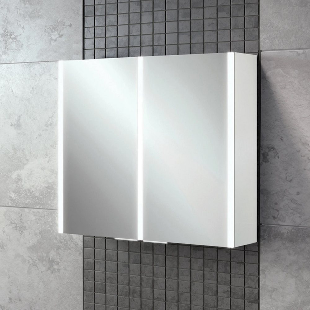HIB Xenon 100 LED Aluminium Illuminated Bathroom Cabinet