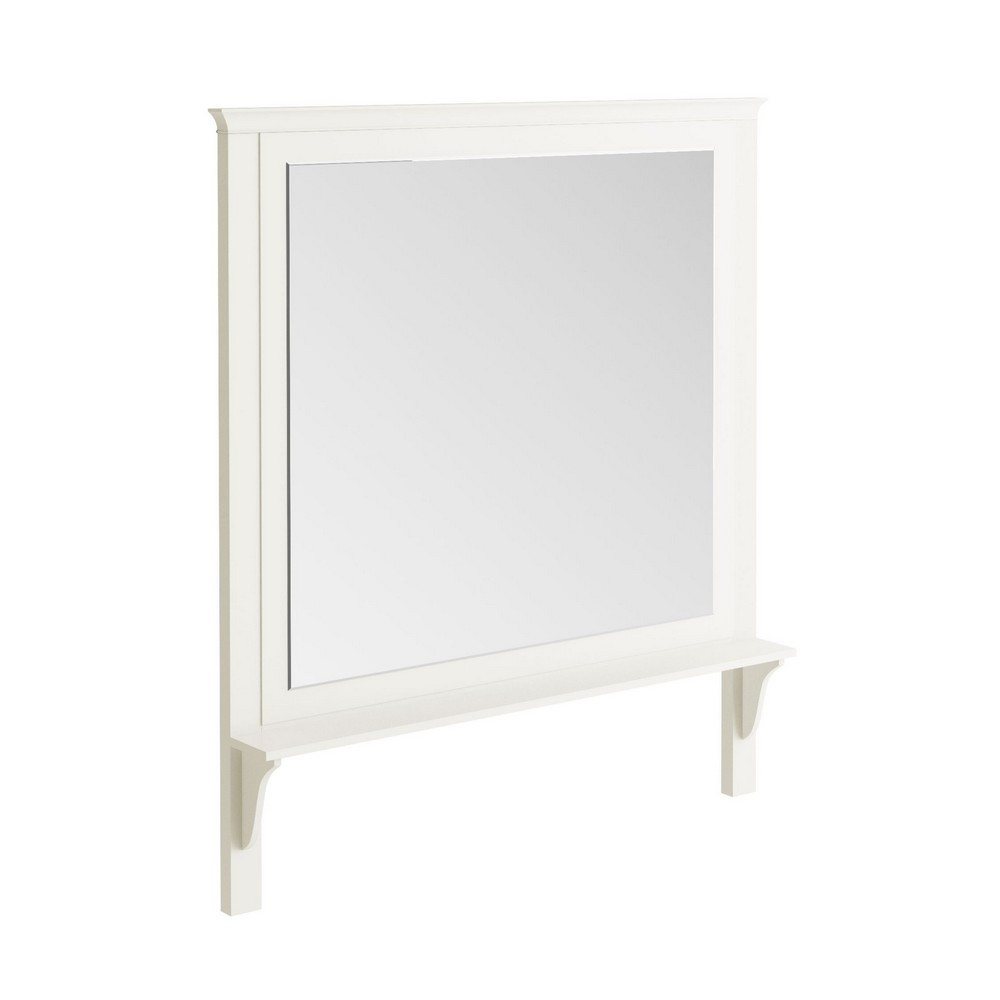 Harrogate Almond White 1200 x 1400mm Framed Bathroom Mirror