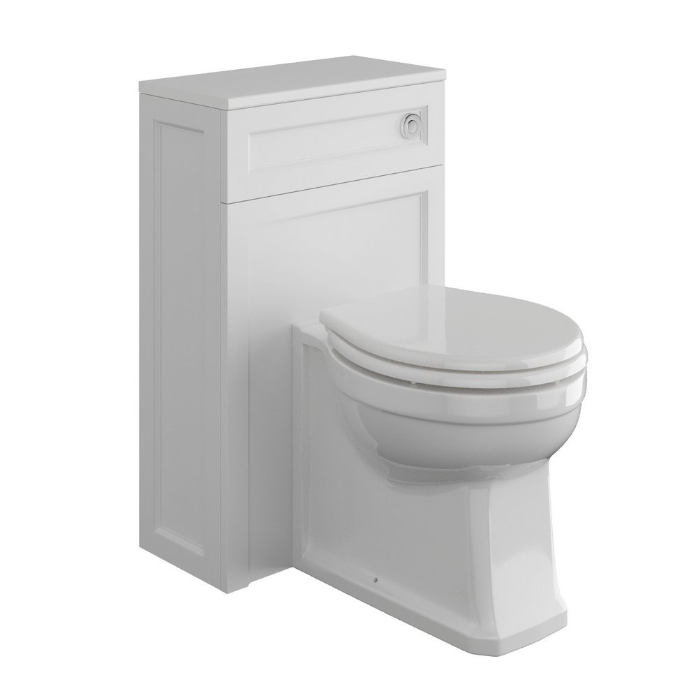 Harrogate Arctic White 500mm WC Unit (1)