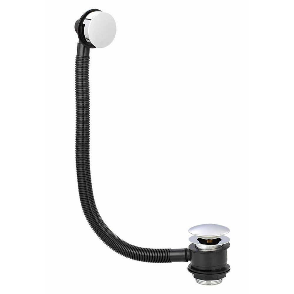 Harrogate Chrome Pop Up Bath Waste with Overflow (1)